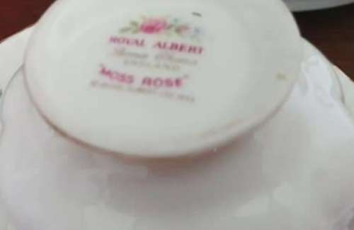 royal Albert Moss Rose large teapot NOTE please