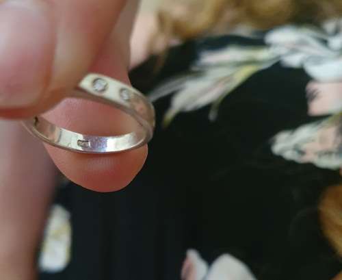 SILVER RING STAMPED 925