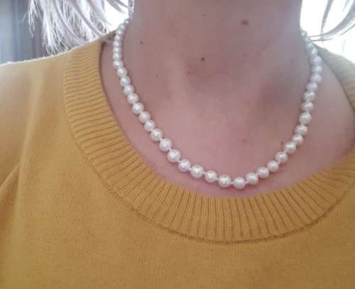 Pearls string of geniune Baroque pearls