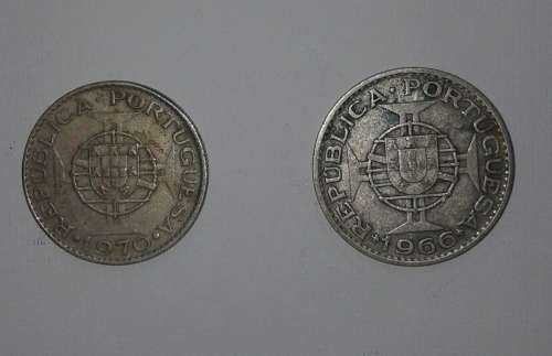 Angola 10$00 1970 & Mozambique 20$00 1966