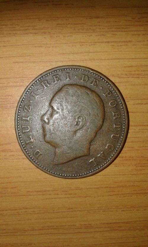 1883 XX (20) Reis Portugal Coin