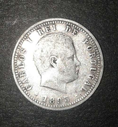 1895 Portugal 100 Reis small coin