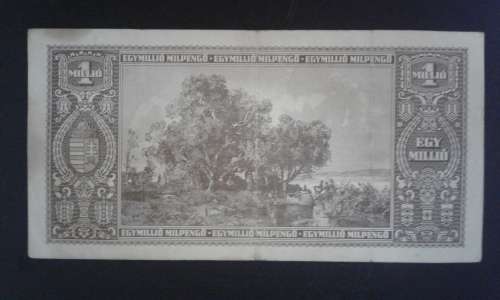 Hungary 1946 1 Millio Pengo Banknote