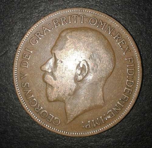 1921 British One Penny