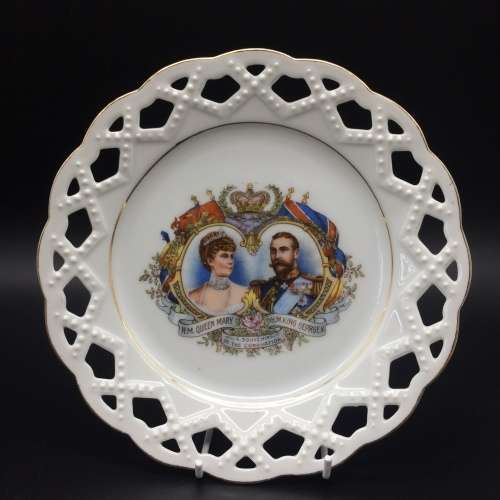 Vintage HM Queen Mary and HM King George V 1911 Coronation Plate