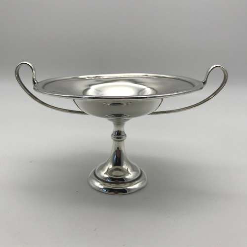 Stylish Sterling Silver Art Nouveau Tazza