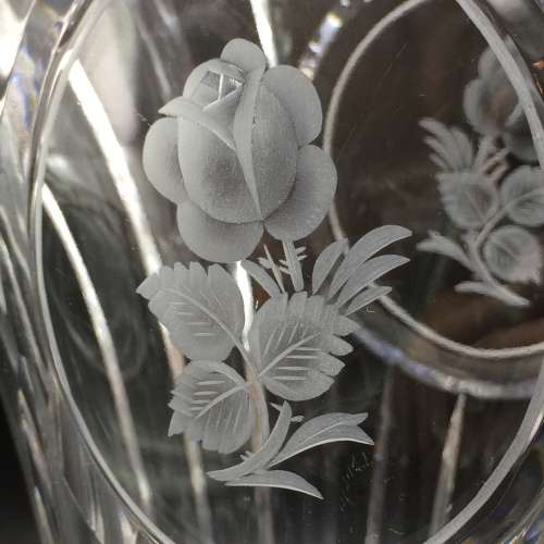 Exceptional Vintage `Stuart` Crystal Vase