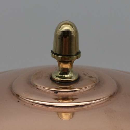 Large Antique Copper and Brass Kettle