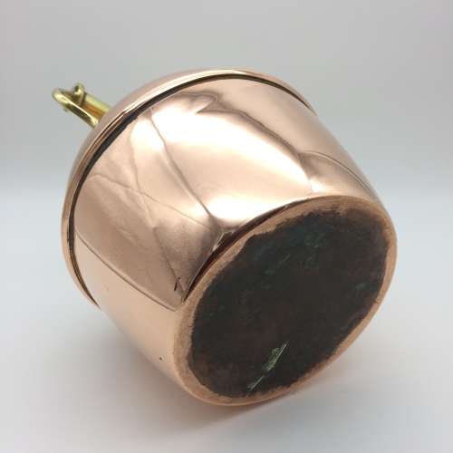 Large Antique Copper and Brass Kettle