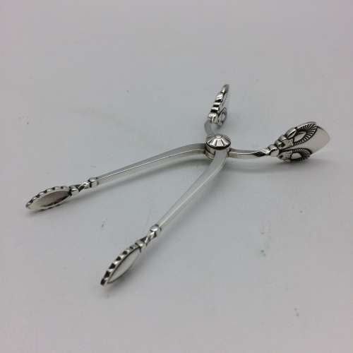 Sterling Silver `Georg Jensen` Sugar Tongs (Bittersweet)