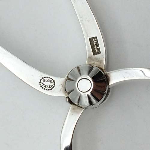 Sterling Silver `Georg Jensen` Sugar Tongs (Bittersweet)