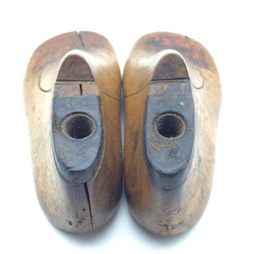 Antique Pair of Childs Wooden `Shoe Lasts`