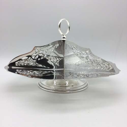 Vintage Silver-Plated Dessert or Snack Stand