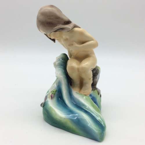 Adorable Royal Worcester `August` Child Figurine (3441)
