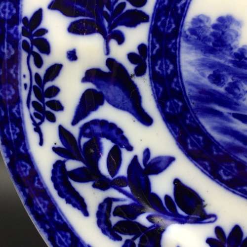 Antique `Coalport Salopian` Cabinet Plate (1870-1880)