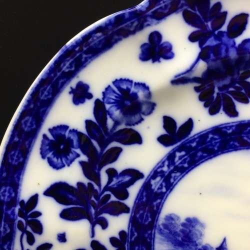 Antique `Coalport Salopian` Cabinet Plate (1870-1880)