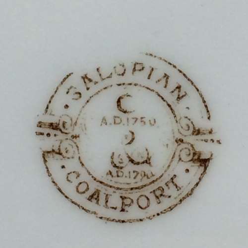 Antique `Coalport Salopian` Cabinet Plate (1870-1880)