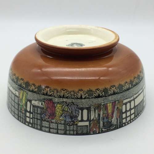 Large Royal Doulton `Old Moreton Hall` Bowl (D3858)