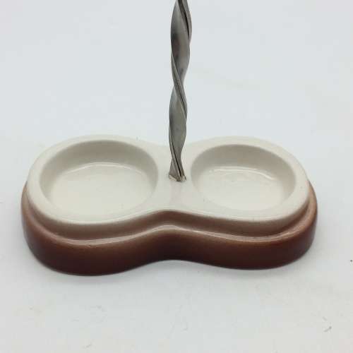 Charming `Franciscan Monks` Salt and Pepper Pots on Stand