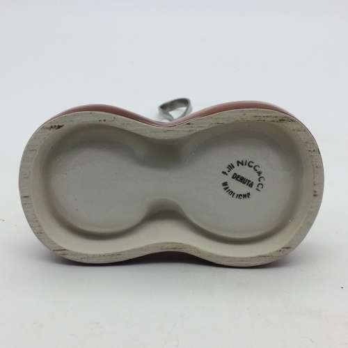 Charming `Franciscan Monks` Salt and Pepper Pots on Stand