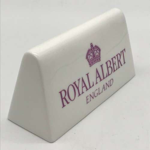 Early `Royal Albert` China Advertising Display Sign