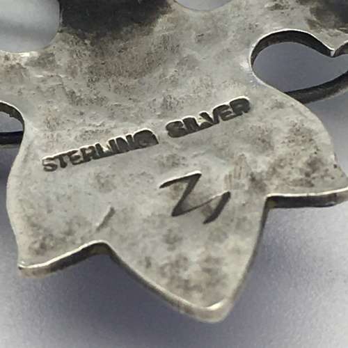 Rare `Arts and Crafts` Silver and Enamel Pendant (Signed)