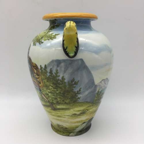 Rare Antique `Richard Ginori Majolica` Vase