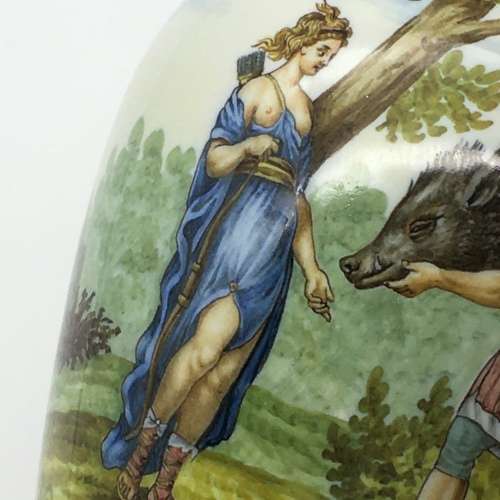 Rare Antique `Richard Ginori Majolica` Vase