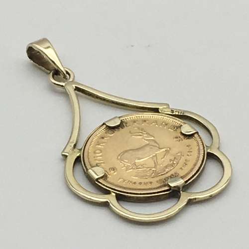 Attractive `1/10th Krugerrand` Coin Pendant