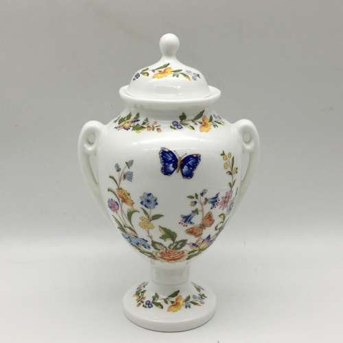 Large Aynsley `Cottage Garden` Vintage Urn/Vase
