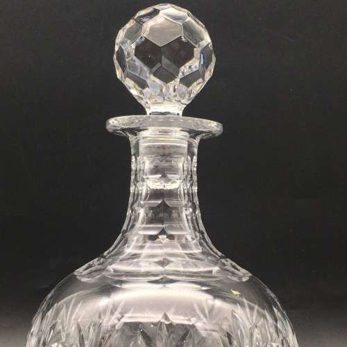 Quality `Royal Doulton` Cut Crystal Decanter