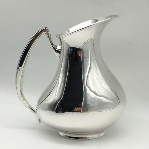 Wonderful Large `Modernist` Solid Silver Pitcher/Jug
