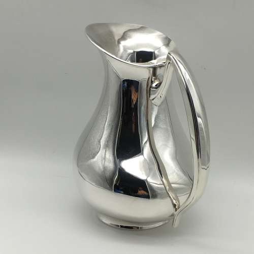 Wonderful Large `Modernist` Solid Silver Pitcher/Jug