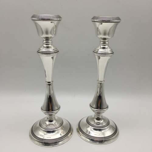 Vintage Sterling Silver Tall Candlesticks