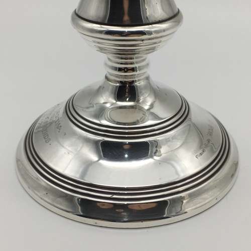 Vintage Sterling Silver Tall Candlesticks