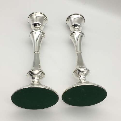 Vintage Sterling Silver Tall Candlesticks