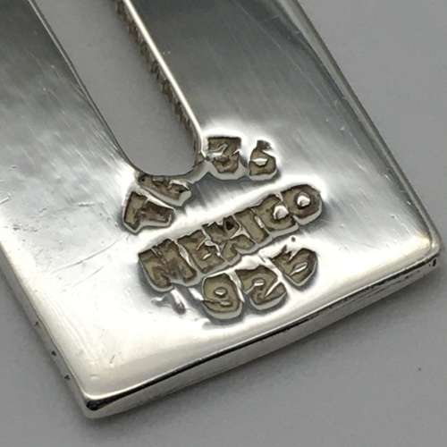 Large `Mexican` Sterling Silver Cross