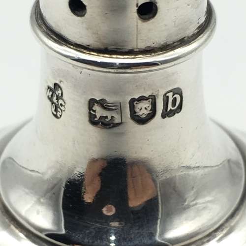 Victorian Pair of Sterling Silver Pepperettes (1897)