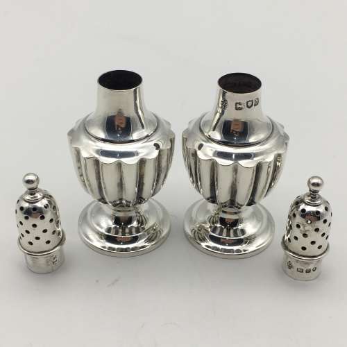 Victorian Pair of Sterling Silver Pepperettes (1897)
