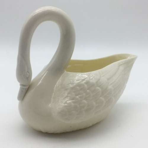 Porcelain Belleek Swan Cream Jug (1891-1926)