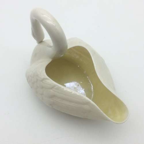 Porcelain Belleek Swan Cream Jug (1891-1926)