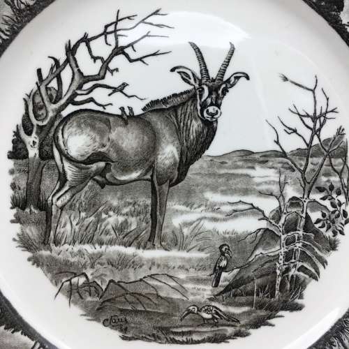 Wedgwood `Kruger National Park` (Roan Antelope) Plate