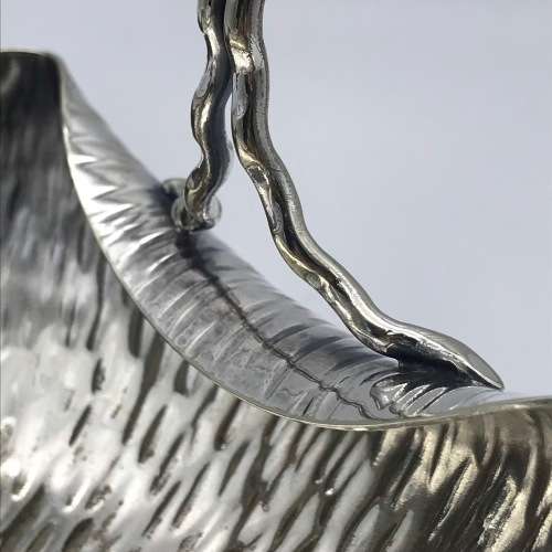 Arts and Crafts `Hukin and Heath` Sugar Basket and Spoon