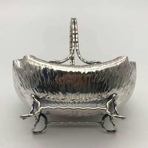 Arts and Crafts `Hukin and Heath` Sugar Basket and Spoon