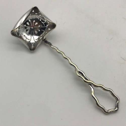 Arts and Crafts `Hukin and Heath` Sugar Basket and Spoon