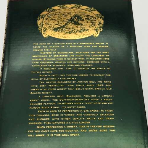 Bells `Christmas 1997` Sealed Scotch Whisky Decanter (Boxed)