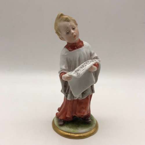 Capodimonte `Choir Boy` Porcelain Vintage Figurine