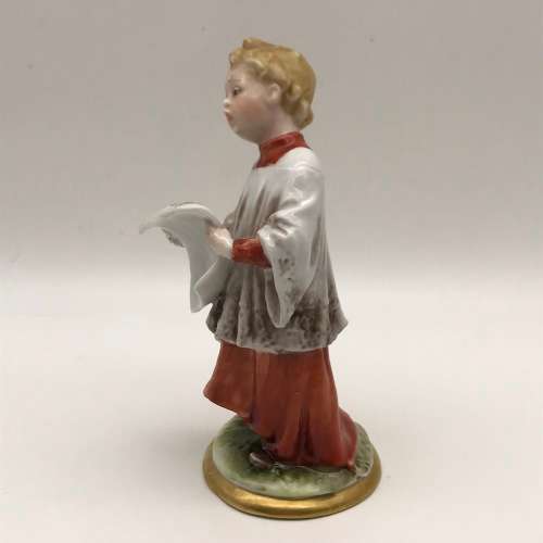 Capodimonte `Choir Boy` Porcelain Vintage Figurine