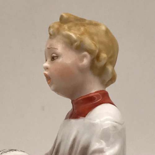 Capodimonte `Choir Boy` Porcelain Vintage Figurine