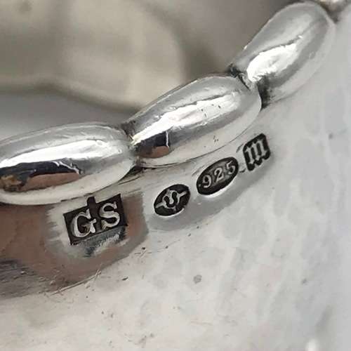 Solid Silver `Georg Jensen` Napkin Rings (4)
